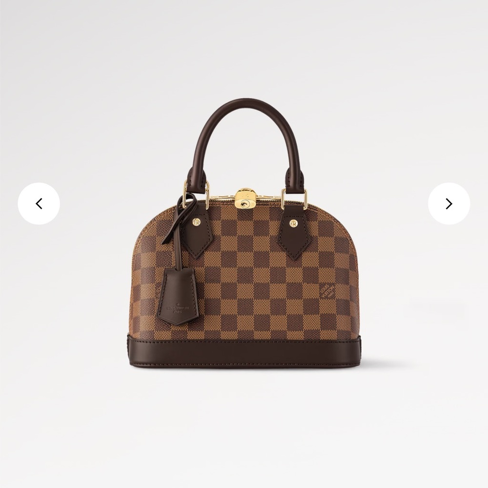 Louis Vuitton Alma BB Mini Bag with Iconic Damier Pattern